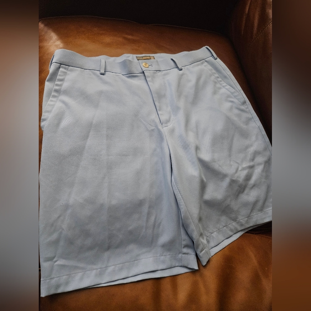 Peter Millar Powder Blue Shorts Size 35 - Picture 10 of 12